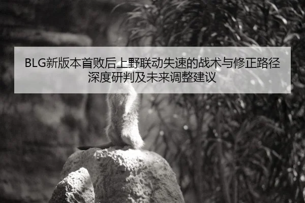 BLG新版本首败后上野联动失速的战术与修正路径深度研判及未来调整建议